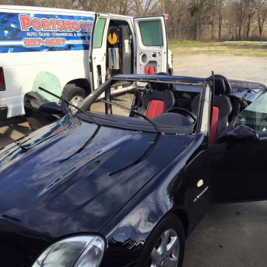 99 Mercedes Windshield Replacement in Portsmouth