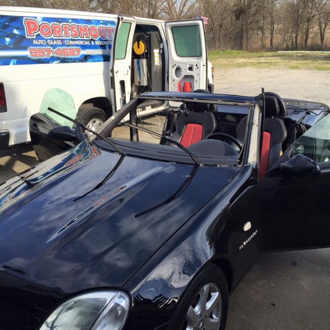 99 Mercedes Windshield Replacement in Portsmouth