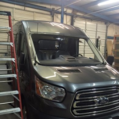 Ford Transit Windshield Replacement in Portsmouth Virginia