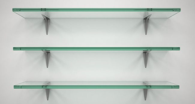 Custom Glass Shelves